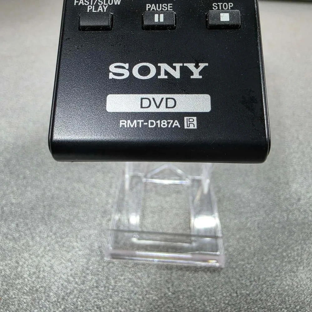 Sony Remote Control DVD Player RMT-D187A Black Excellent OEM Replacement